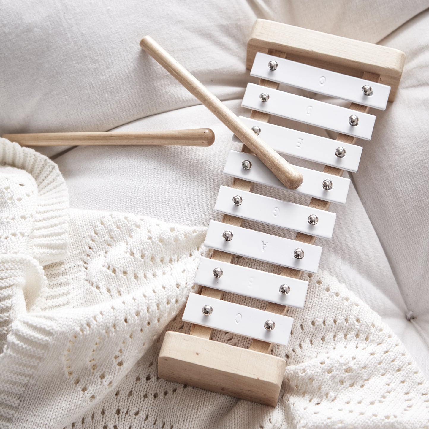 TOY XYLOPHONE WHITE